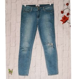Paige Verdugo Ankle Distressed Denim Jeans
